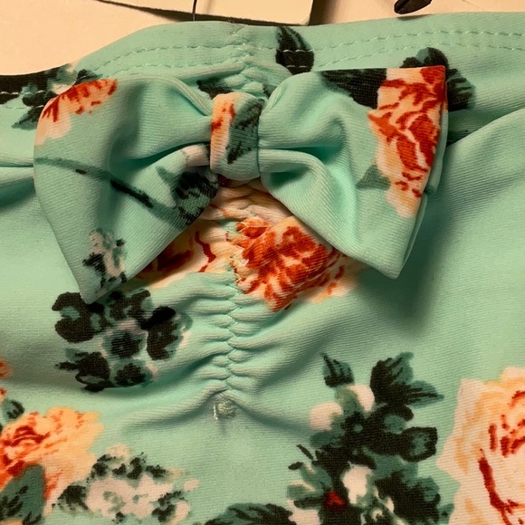 B10 Hot Topic Tea Rose Bikini Swim Bottom XS S Floral Print - Picture 5 of 6